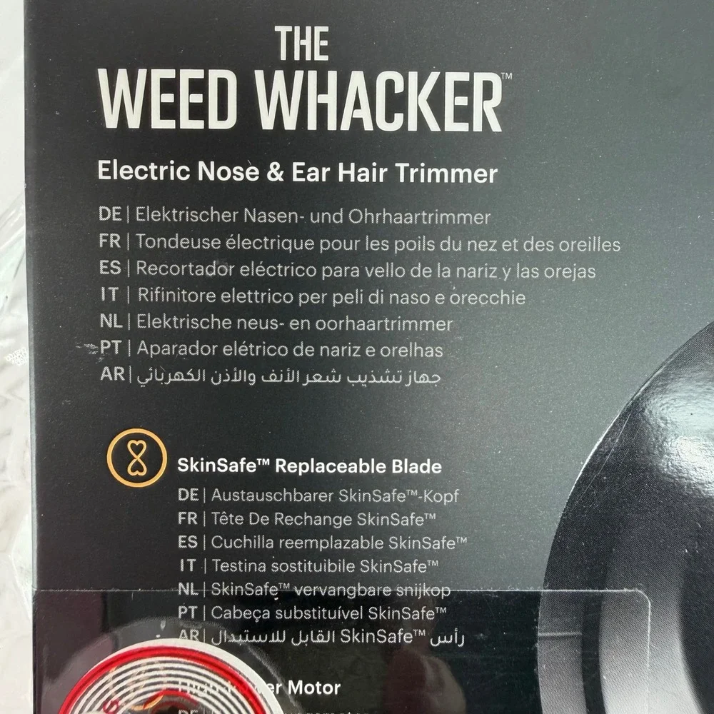 Manscaped Weed Whacker Electric Nose Ear Hair Trimmer Rechargeable Waterproof‎